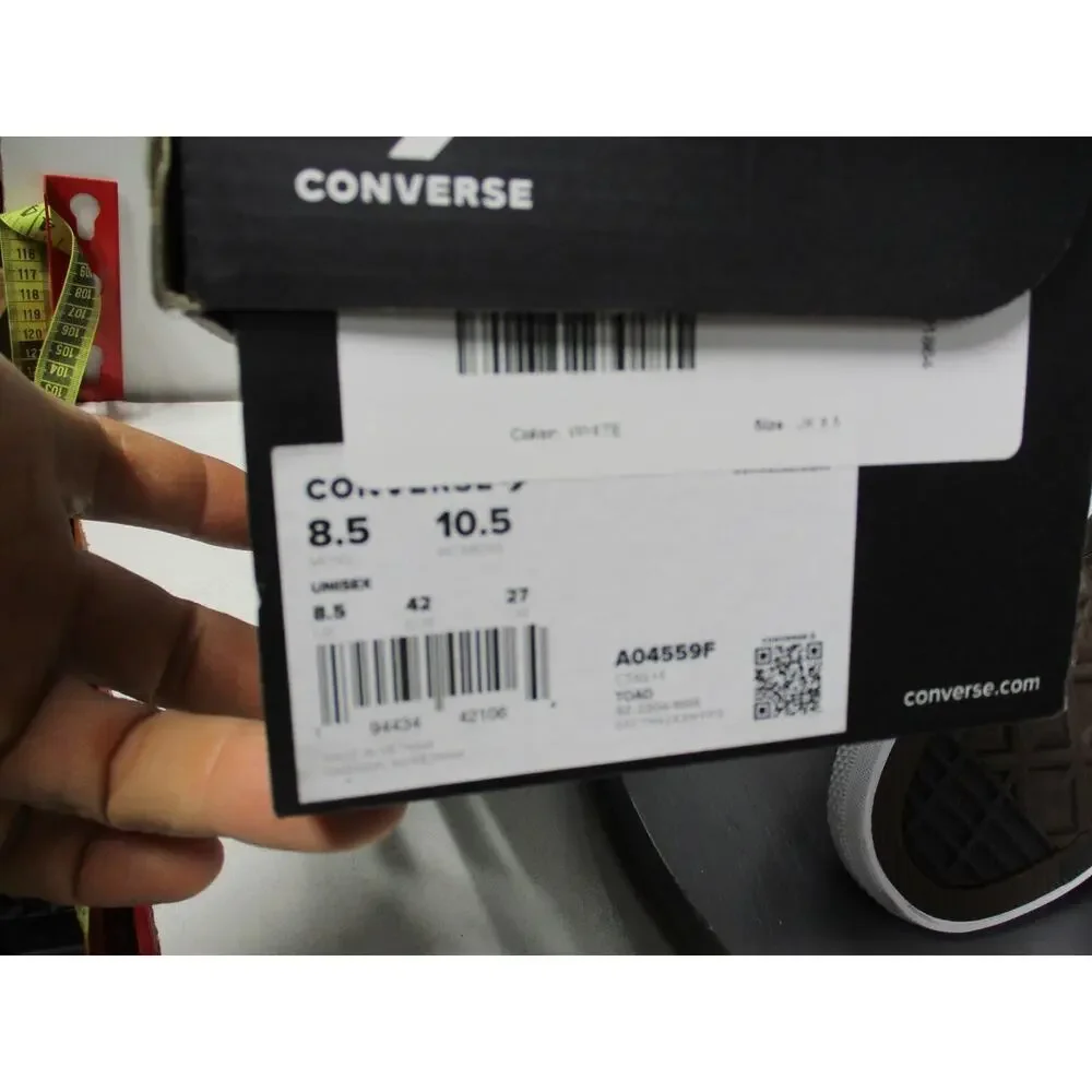 Converse All Star CTAS Hi Toad (Brown) Canvas Shoes Mens Sz 8.5 Womens Sz 10.5